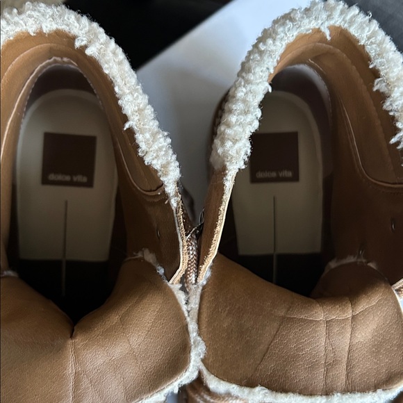 Dolce Vita Hanley Lace Up Boots in Dark Saddle Suede Size 9 - Picture 7 of 8